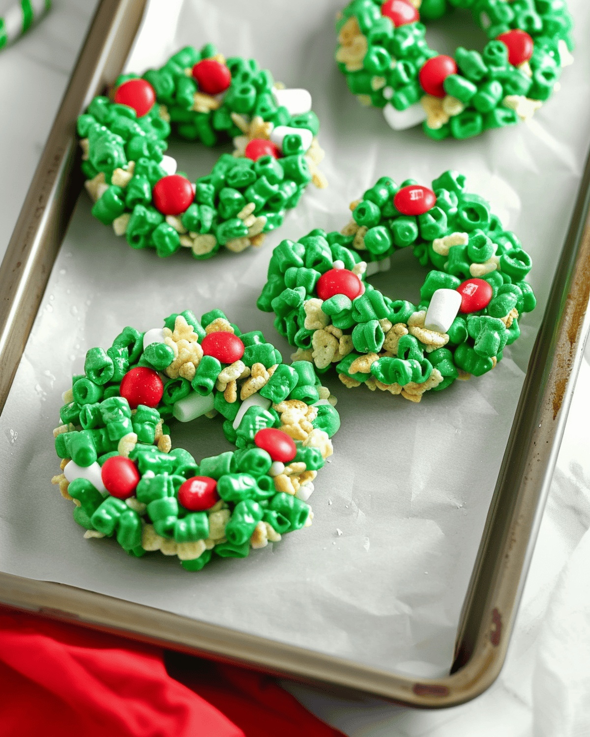 Holiday Cornflake Wreath Delights Recipe