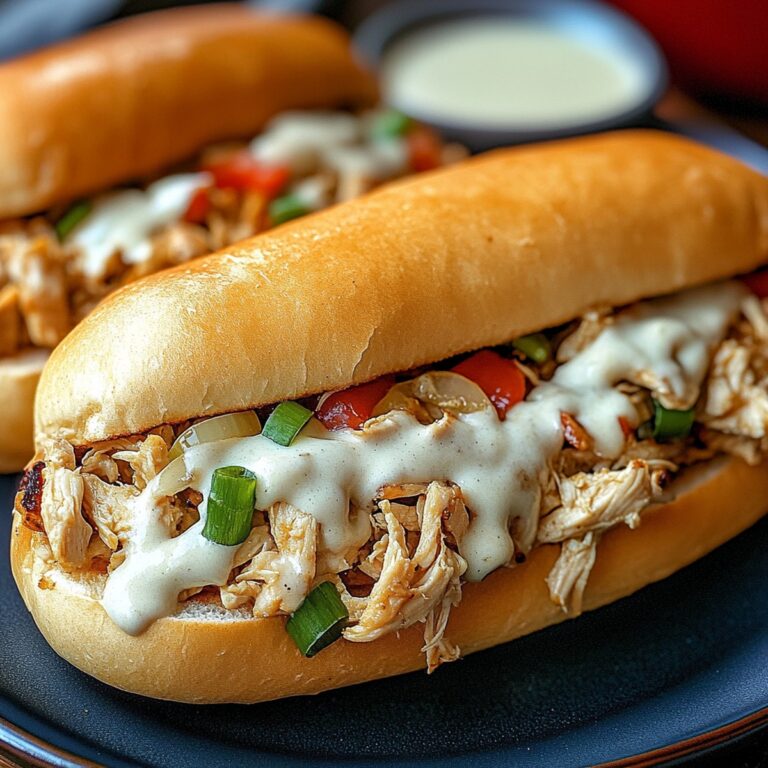 Hearty Slow Cooker Chicken Philly Sandwiches Recipe