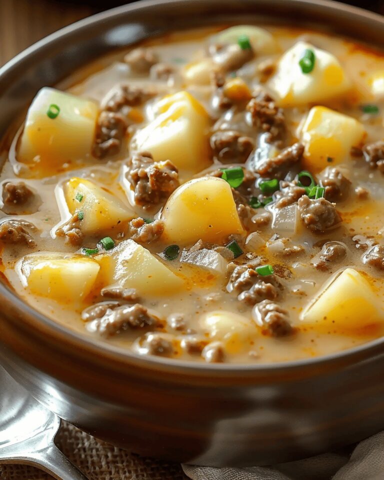 Cheesy Beefy Potato Delight Recipe