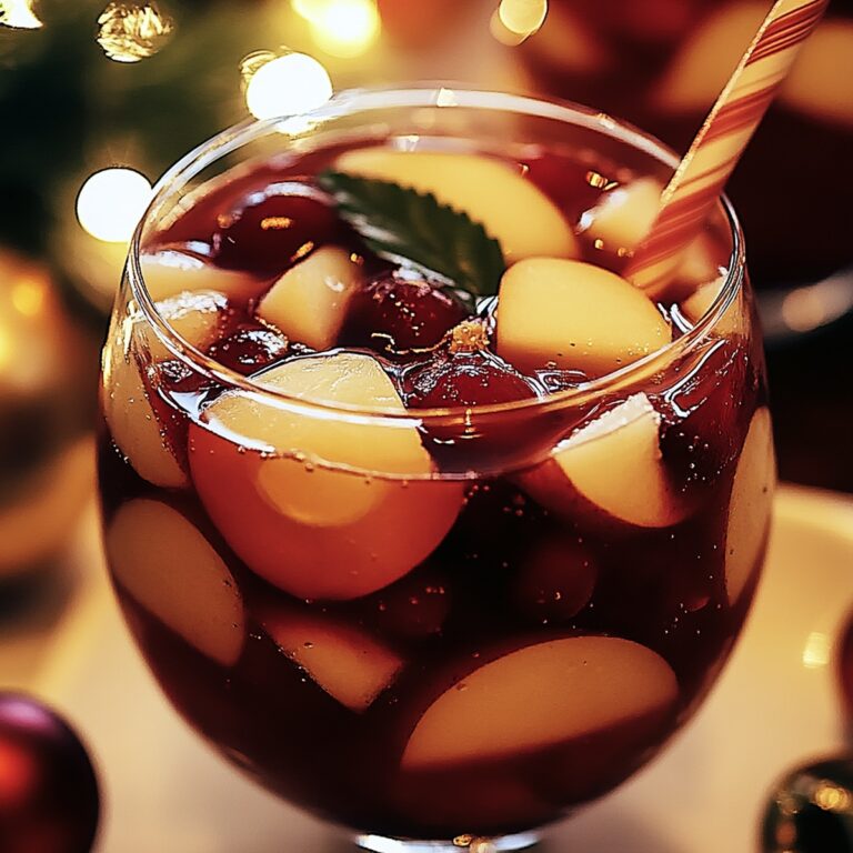 Non-Alcoholic Christmas Sangria Recipe