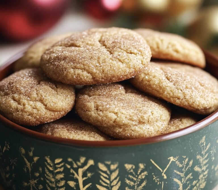 Festive Christmas Snickerdoodles Recipe