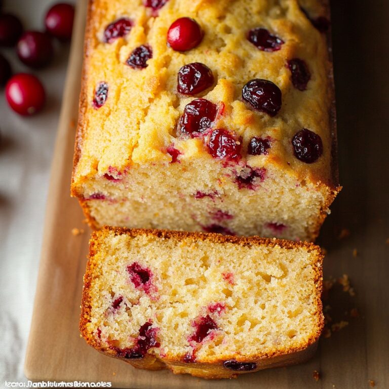 Moist Orange Cranberry Bread Recipe