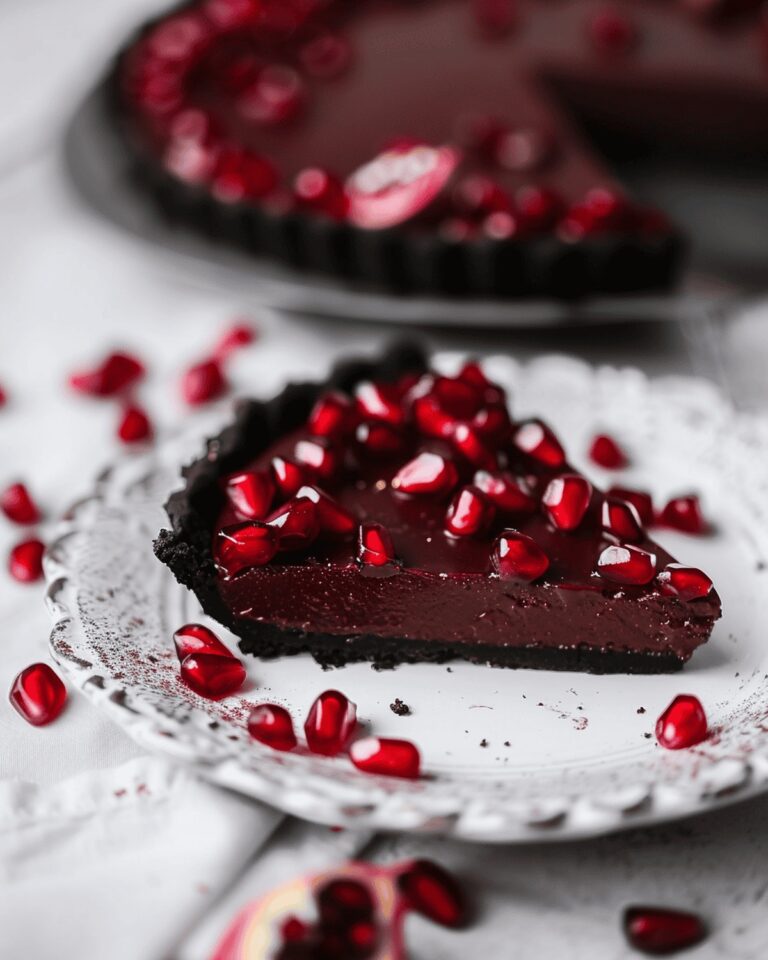 Chocolate Pomegranate Tart Recipe