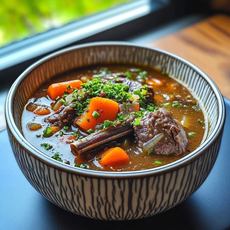 Hearty Apple Carrot Beef Rib Soup Recipe