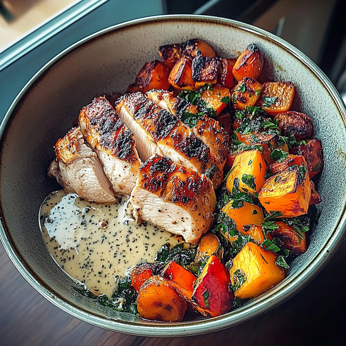 Dreamy Parmesan Pasta With Garlic Butter Chicken Bites Recipe