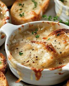 Savory Onion Cheese Soup Recipe