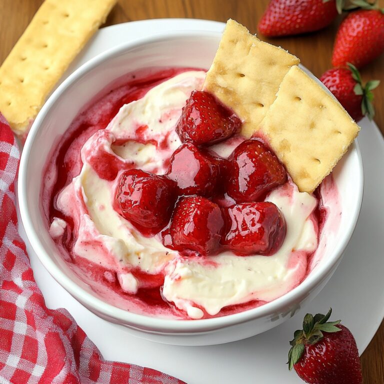 Dreamy Strawberry Cheesecake Dip Recipe
