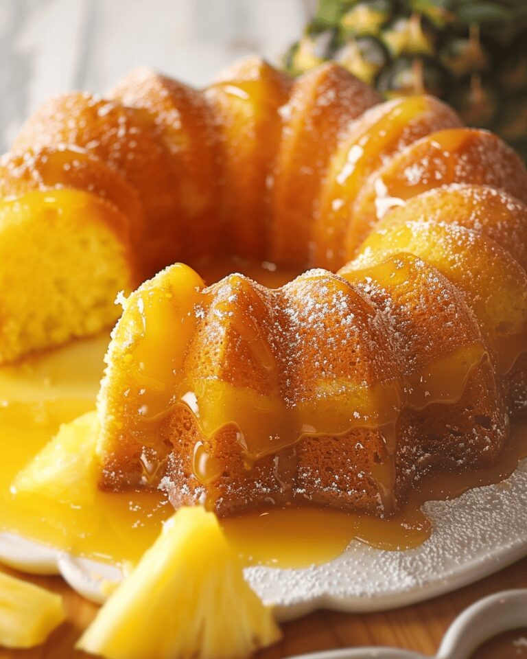 Pineapple Paradise Bundt Cake Recipe