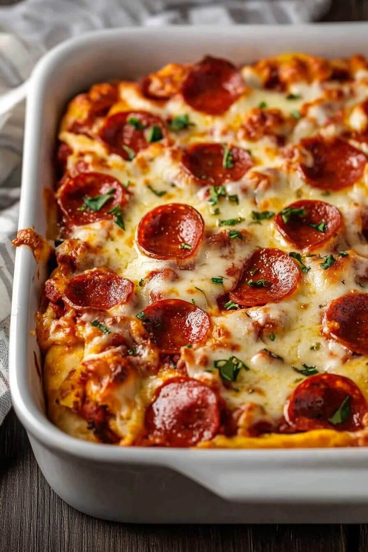 Pizza Casserole Pie Recipe