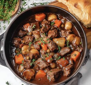 Rich Beef Bourguignon Recipe