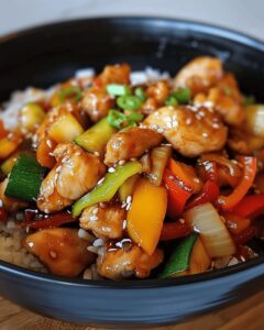 Sweet And Spicy Chicken Stir Fry Recipe