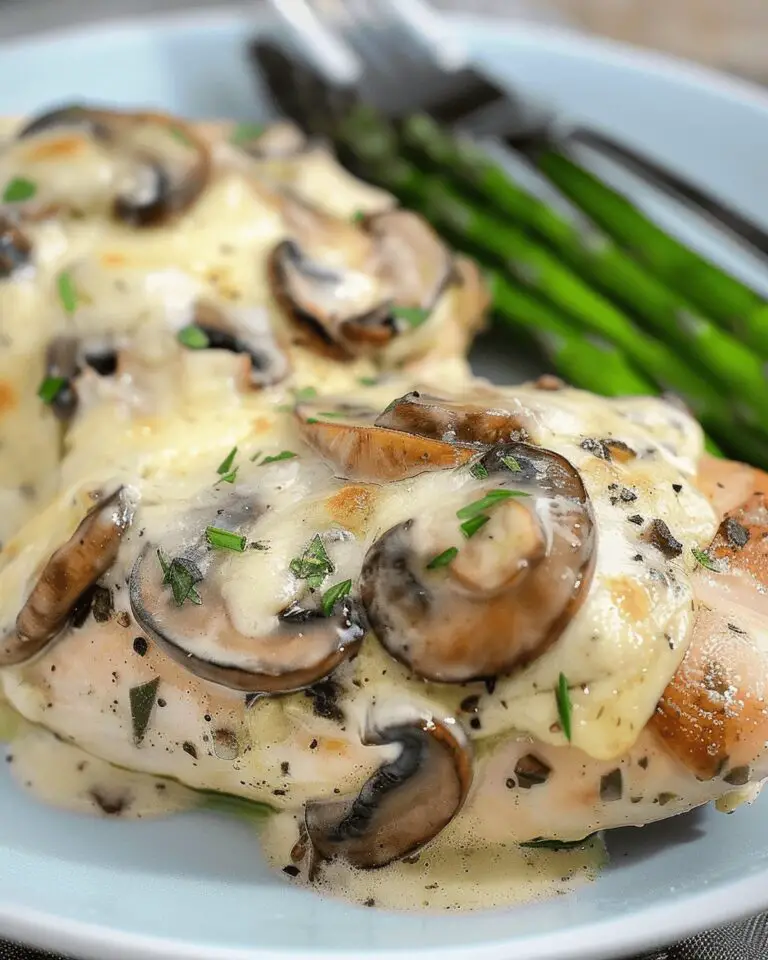 Gouda & Mushroom Stuffed Chicken Recipe
