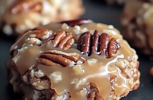 No-Bake Pecan Coconut Praline Cookies Recipe