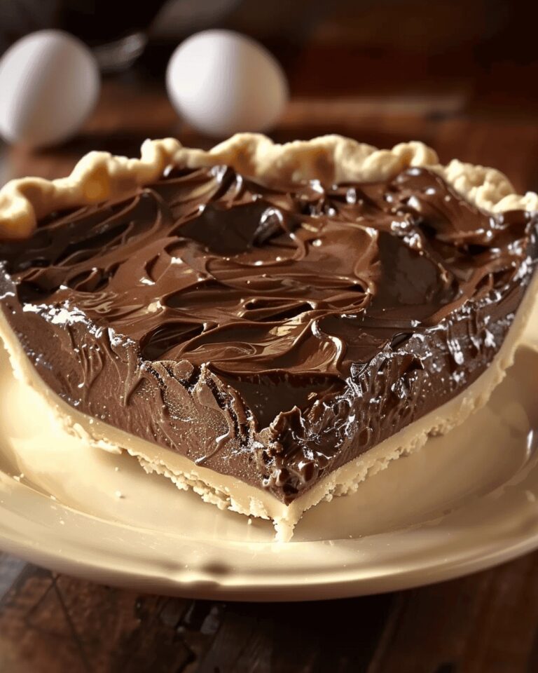 Decadent Chocolate Fudge Pie Recipe