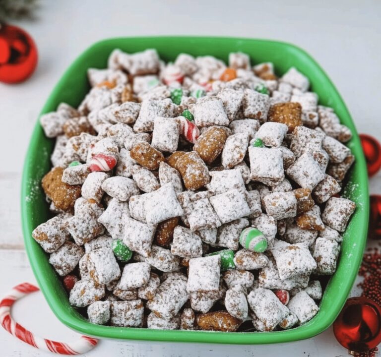 Festive Christmas Puppy Chow Recipe