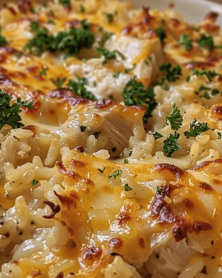 Cheesy Chicken And Rice Delight Recipe