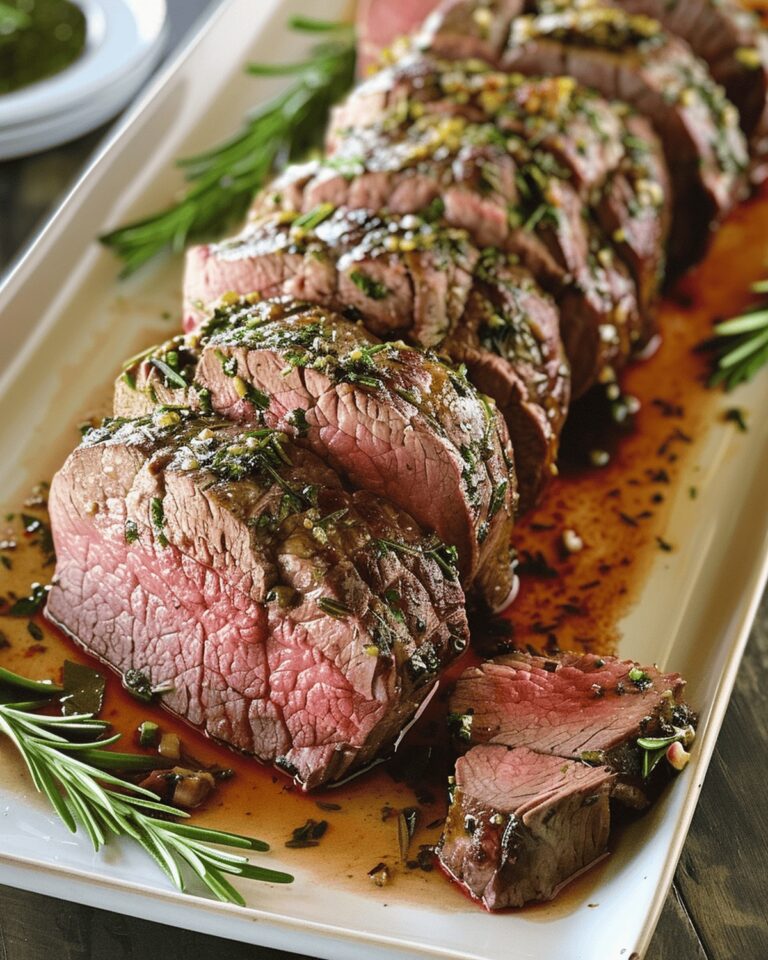 Luxurious Herb-Infused Beef Tenderloin Recipe