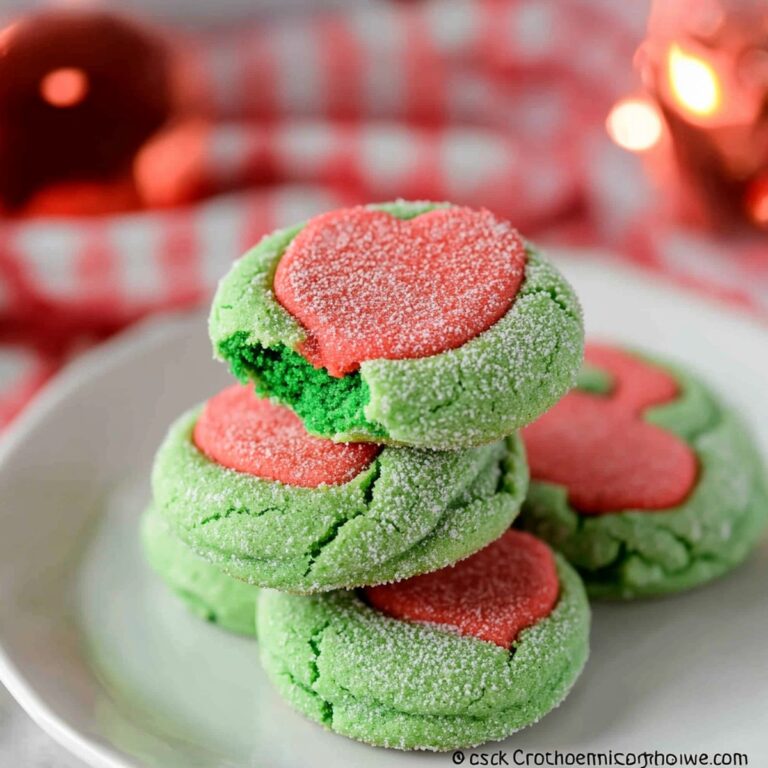 Festive Grinch Cake Mix Cookies Recipe