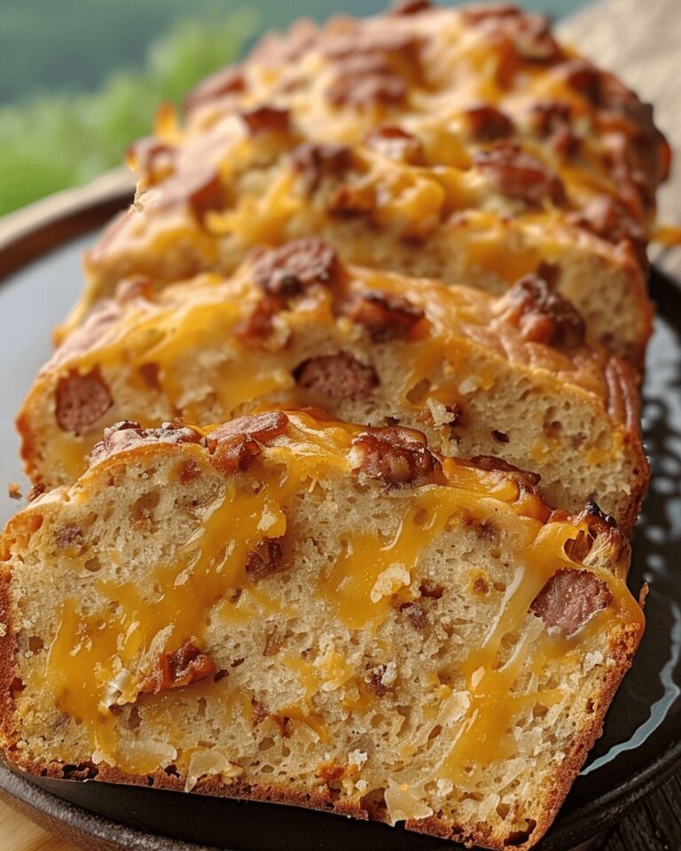 Sausage And Cheese Delight Bread Recipe