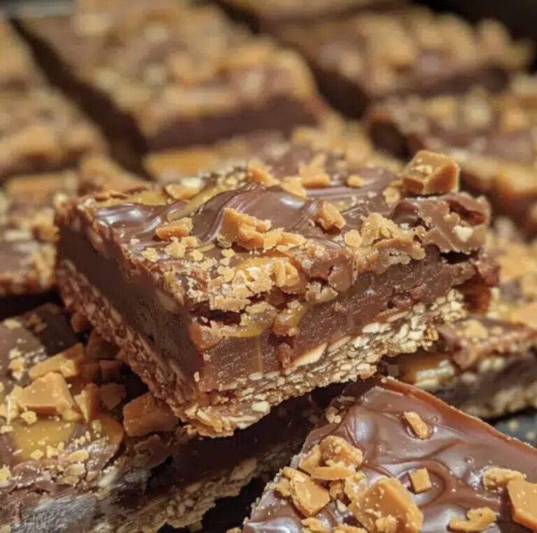 Indulgent Butterfinger Caramel Crunch Bars Recipe
