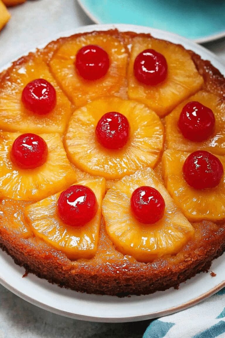 Pineapple Upside Down Cake Recipe