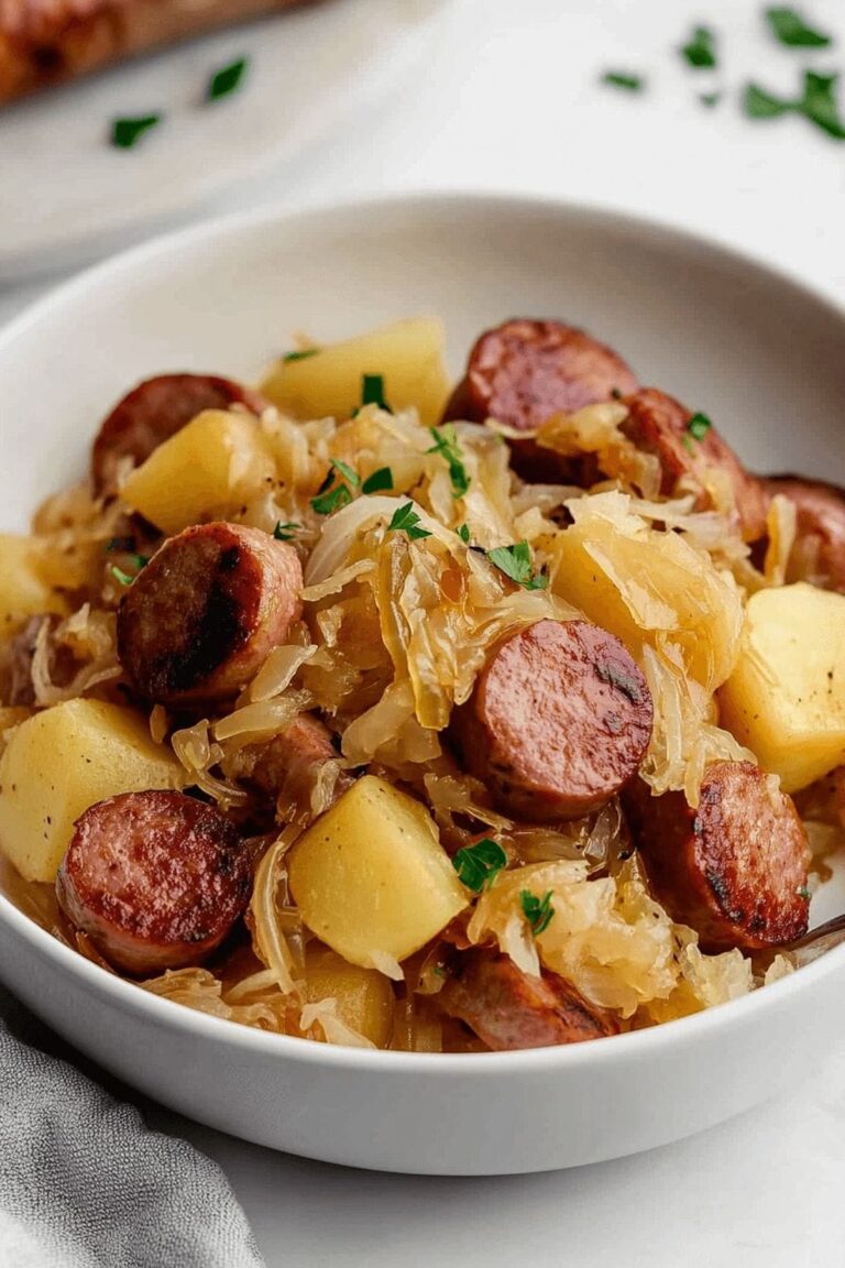 Polish Sausage Sauerkraut And Potatoes Recipe