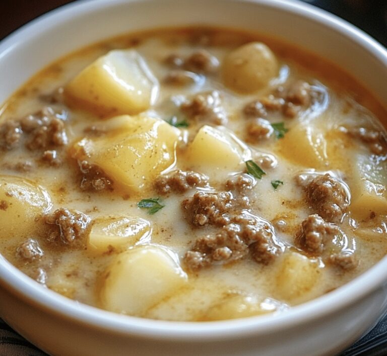 Hearty Hamburger Potato Soup Recipe