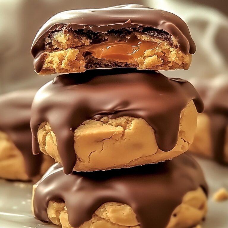 Gooey Peanut Butter Caramel Cookies Recipe