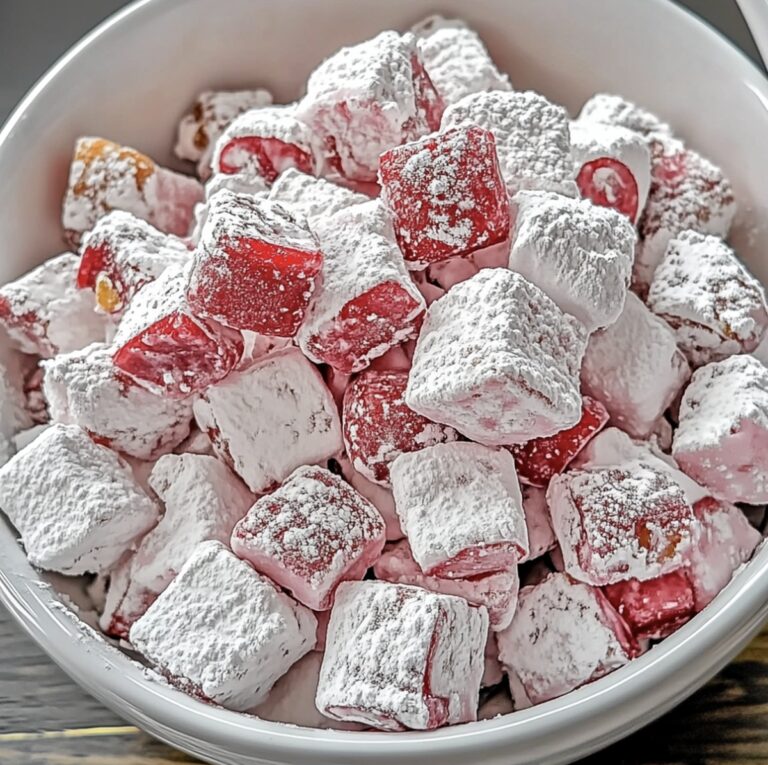 Crunchy Cherry Cheesecake Puppy Chow Recipe