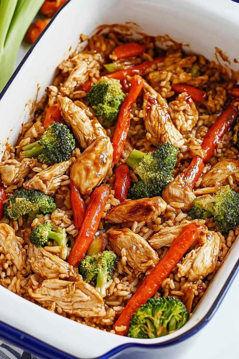 Teriyaki Chicken And Rice Casserole Recipe