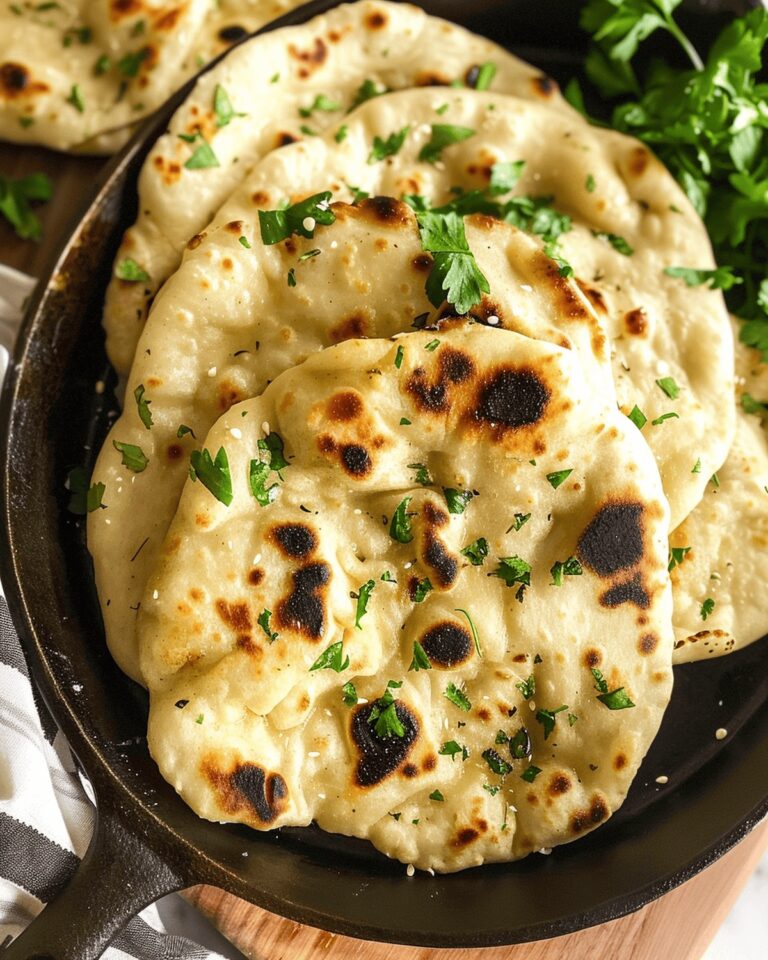 Easy Gluten Free Naan Bread (No-Yeast, No-Yogurt, Dairy-Free) Recipe