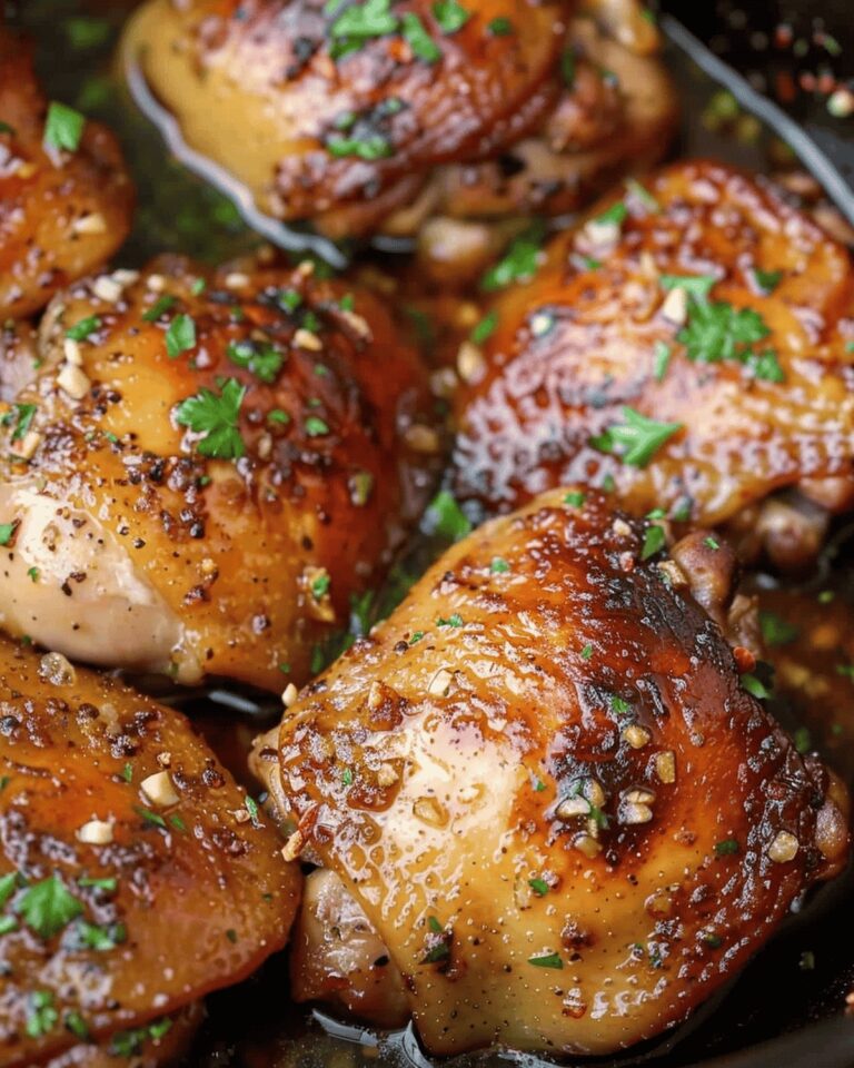 Sweet And Savory Slow Cooker Garlic Chicken Recipe