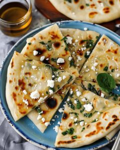 Turkish Gzleme (Spinach And Feta Stuffed Flatbread) Recipe