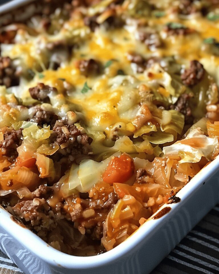 Cabbage And Beef Casserole Recipe