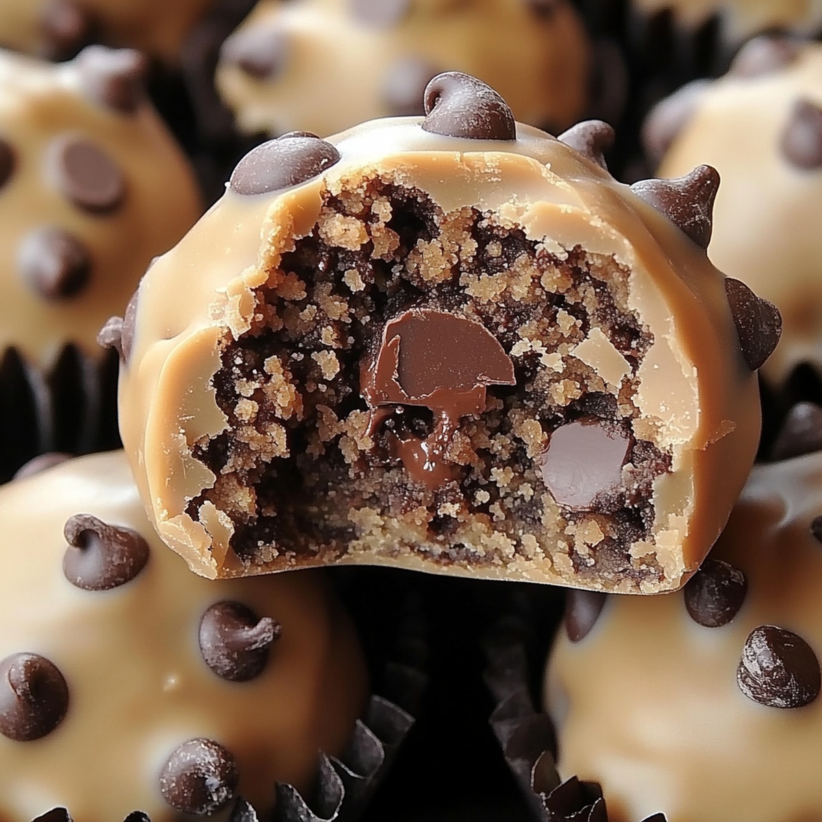 Sinful Chocolate Chip Cookie Dough Truffles Recipe