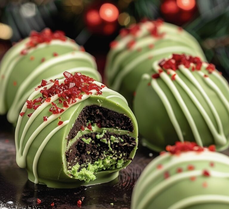 Festive Grinch Oreo Balls Recipe