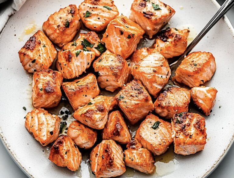 Air Fryer Salmon Bites Recipe