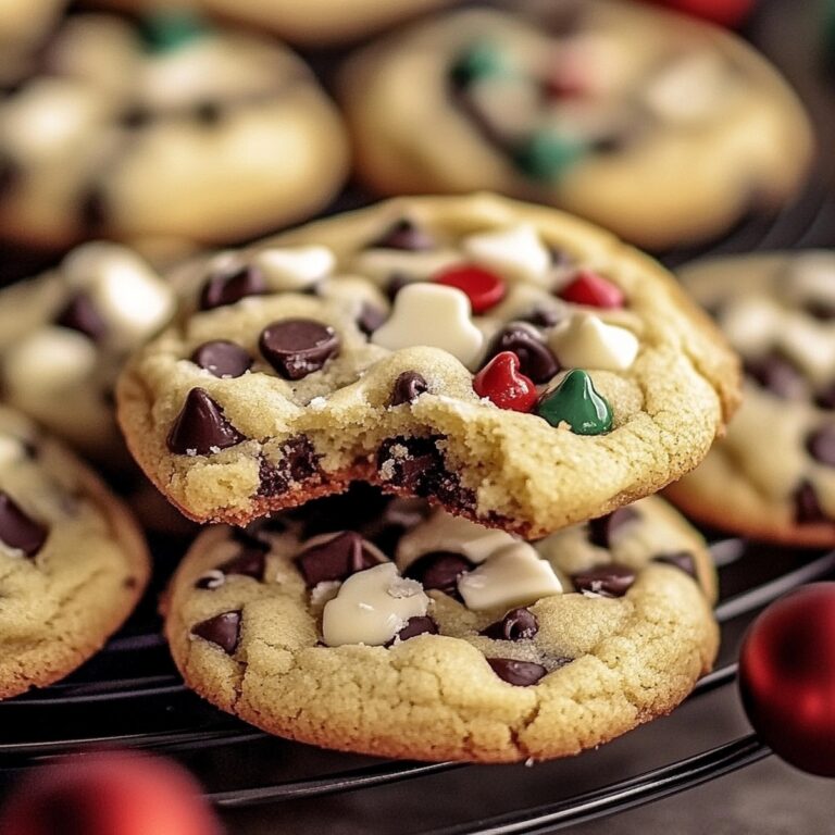 Festive Winter Wonderland Chocolate Chip Christmas Cookies Recipe