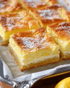 Lemon Delight Cream Cheese Bars Recipe