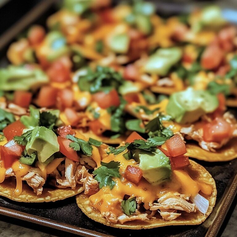 Crispy Chicken Tostadas Recipe