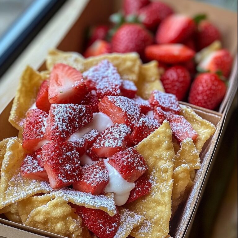 Heavenly Strawberry Cheesecake Nachos Box Recipe