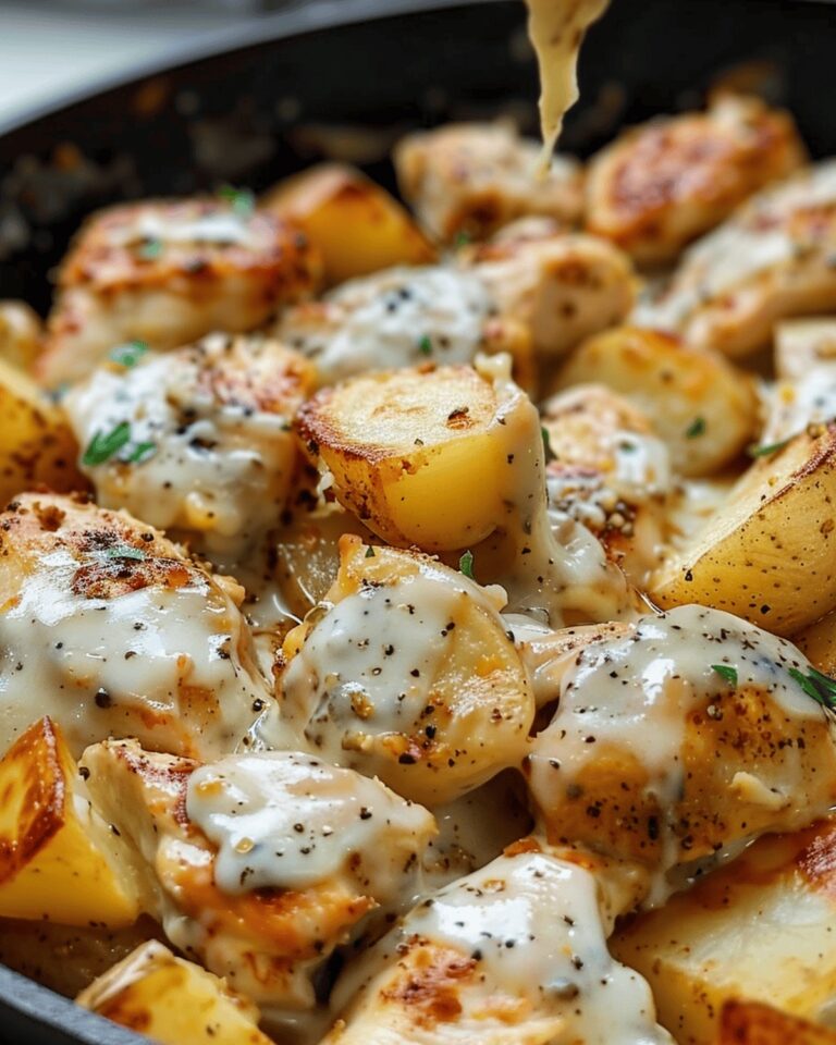 Garlic Parmesan Chicken Skillet Bake Recipe