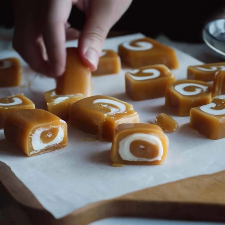 Silky Vanilla Cream Filled Caramels Recipe