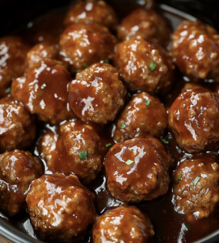 Hearty Slow Cooker Salisbury Steak Meatballs Recipe
