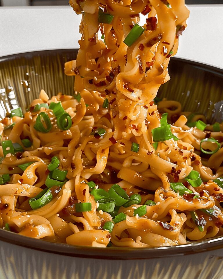 Spicy Chili Garlic Oil Noodles Recipe