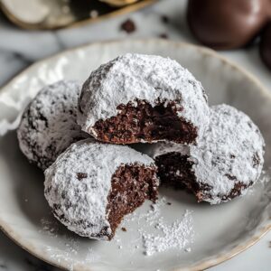 Buttery Chocolate Snowball Cookies Recipe
