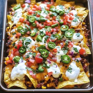 Sizzling Sheet Pan Nachos Recipe