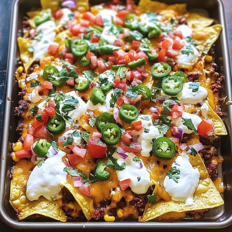 Sizzling Sheet Pan Nachos Recipe