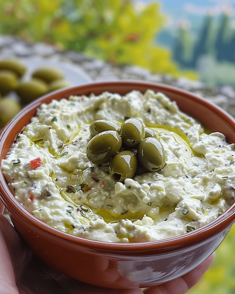 Green Olive And Feta Cheese Spread Recipe