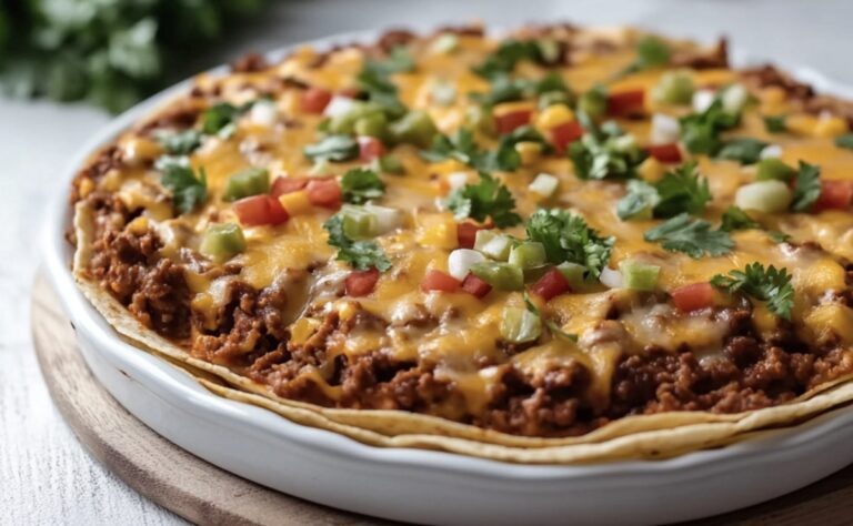 Mouthwatering Taco Casserole With Tortillas Recipe